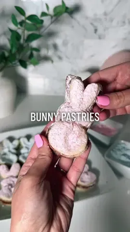 Bunny Pastries 🐰 #easter #eastertreats #pastry 