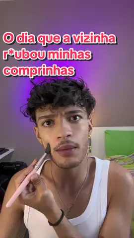 O dia que minha vizinha r*ubou minhas comprinhas #minhochaves #helloofolks #makeuptutorial 