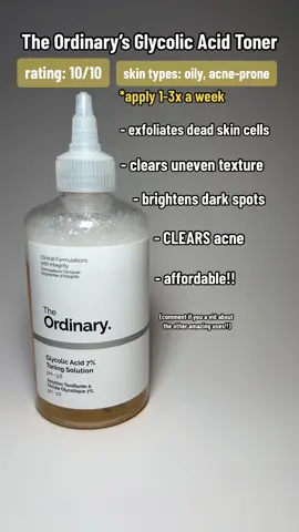 my holy grail. get it with the link below for less than $15!! comment any questions below and what you want me to review next!! follow for more 🙌🏼❤️ #fyp #viral #skincare #theordinary #toner #acneprone #clearskin #toner #affordableskincare #skincareroutine 