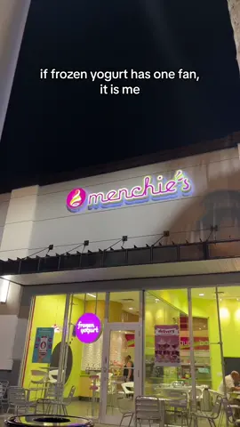 frozen yogurt is NOT dead!! support your local menchies! #froyo #dessert #icecream #girldinner #hometown #springbreak #fyp 