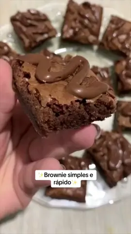 Brownie FÁCIL e RÁPIDO!!! 🥰💥😎✌🏽👊 #foryou #receitasfaceis #fypシ゚viral #confeitaria #doce #bolos #fypシ 