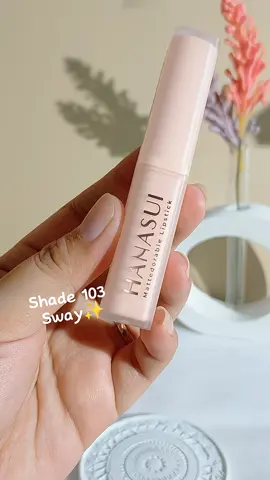 Bagian 209| Suka banget deh ada lipstik batangan tapi ga geser sama sekali😍 @officialhanasui #lipstick #hanasui#transferproof #makeup 