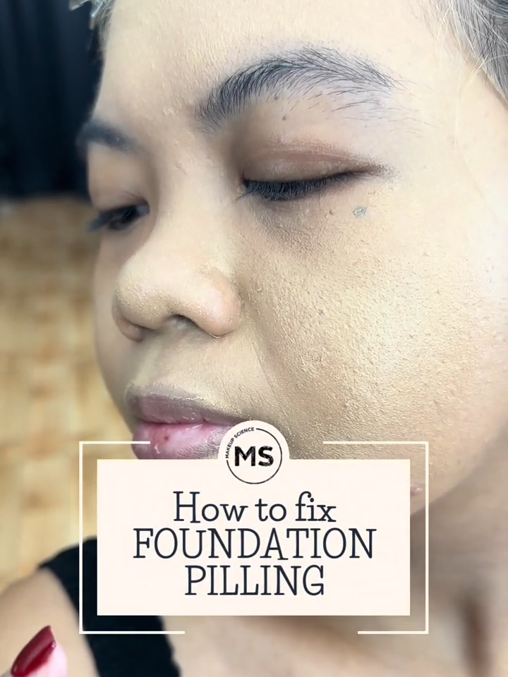 Let us help you solve all your makeup problems ✔️ Watch this video to learn how to keep your Foundation from Pilling 💊  Want more makeup tips? Then Join our classes 👩🏻‍🏫 Our expert Makeup Coaches will teach you everything you need to know 💯 Disclaimer: All videos and photos posted are with consent. All student files are kept confidential by default. #makeupscienceasia #Makeupschoolph #Makeupschool #makeupph #beautyph #learnmakeup