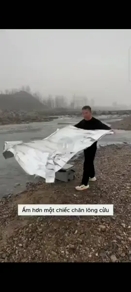 Chăn giữ nhiệt sinh tồn siêu gọn nhẹ #xuhuong ,#camping ,#dãngoại ,#phượt, #cắmtrại 