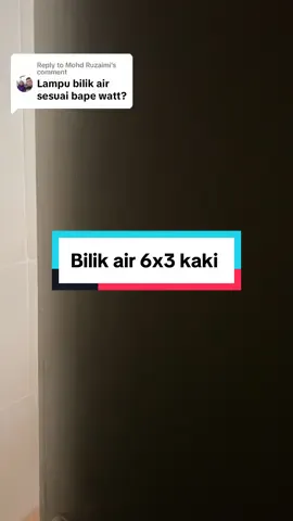 Replying to @Mohd Ruzaimi Lampu kita nak pasang mana2 pon boleh asalkan ad wiring point dan tak kena air 