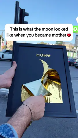 Custom Golden Moon Frame, Unique Gift For Mum🎉🎁 #gift  #custom  #frame  #moon  #anniversary  #mom  #grandma  #mothersday  #golden  #birthday