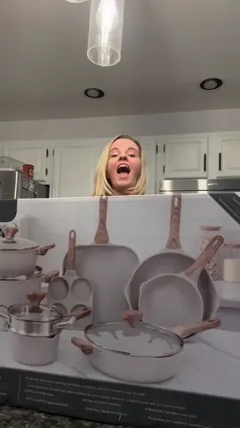 My new favorite purchase from Amazon…new pots and pans. Haha it’s the little things.  Theyre so pretty though and I was in desperate need of new ones!  This is a 13pc set and it’s 40% off right now!  Shop in my bio or comment “LINK” for direct link. ☺️  #amazonfinds #amazon #newpurchase #potsandpans #amazondeals #kitchen #amazonkitchen #ltk #ltkit 