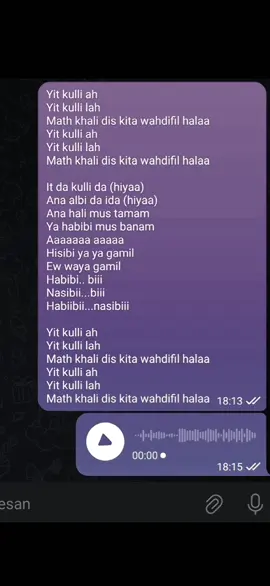 ini versi rada panjang nya #lahabibi #dystinct #ladystinct  #arabic #arabicsong #lyrics #fyp #coversong #music #foryou #fypシ 