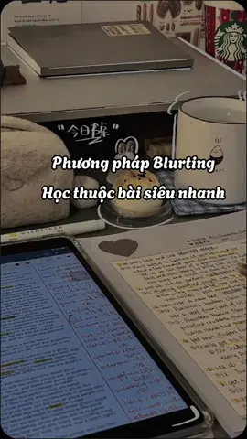 1) Blurting method là gì? Blurting method là một phương pháp học tập hiệu quả giúp bạn hiểu và ghi nhớ các phần kiến thức còn yếu. Kỹ thuật này được chia sẻ bởi Unjaded Jade – một nhà sáng tạo nội dung trong lĩnh vực học tập.  Khi sử dụng blurting method, các học sinh cảm thấy rất hứng thú về các thông tin họ được biết về một chủ đề đã chọn và ghi nhớ chúng lâu hơn. Đây là một phương pháp gợi nhớ chủ động thường được sử dụng trong quá trình ôn tập kiểm tra. Blurting được hiểu là đọc nhanh một phần của cuốn sách, một bài kiểm tra cụ thể hoặc tài liệu hướng dẫn và sau đó đóng lại và viết những thông tin mà bạn ghi nhớ được. Sau đó, bạn mở lại tài liệu và so sánh với với những điều bạn đã ghi chép để xem các thông tin đã đúng chưa và phần nào bạn cần cải thiện. Có thể nói, nếu bạn chuẩn bị có một bài kiểm tra thì đây là một kỹ thuật ôn tập hiệu quả mà bạn nên áp dụng, bởi nó giúp bạn ghi nhớ các thông tin trong một thời gian ngắn, chỉ ra những phần bạn cần tập trung ôn tập và ghi nhớ các thông tin quan trọng vào trí nhớ ngắn hạn của mình.  2) Ý nghĩa của Blurting Method là gì? Blurting là một kỹ thuật ôn tập hiệu quả với mọi chủ đề. Thông thường, các học sinh tập trung ôn tập chi tiết phần nâng cao mà bỏ quan các phần cơ bản. Tuy nhiên, các phần thông tin được bỏ qua này hoàn toàn có thể xuất hiện trong bài kiểm tra.  Khi đó, kỹ thuật ôn tập này giúp giảm thiểu tình trạng này xảy ra bởi việc làm nổi bật các lĩnh vực mà học sinh cần dành nhiều công sức hơn, đảm bảo mỗi khía cạnh của chủ đề đều được ôn tập như nhau. Nhờ vậy, học sinh có thể tiết kiệm năng lượng và thời gian để ôn tập.  Kỹ thuật blurting phát huy tính hiệu quả của mình khi bạn cần ôn tập một chủ đề trong thời gian ngắn. Thời gian này thường được xác định bằng độ rộng của phần thông tin bạn cần ôn tập. 3) Blurting method phù hợp với đối tượng nào? Phương pháp ôn tập blurting có thể được áp dụng cho một chủ thể độc lập, và cũng cho thấy tính hiệu quả cao khi ôn tập theo nhóm. Bởi kỹ thuật này có thể điều chỉnh sao cho phù hợp với nhu cầu của bạn.Cách áp dụng phương pháp blurting hiệu quả 4) Làm thế nào để áp dụng kỹ thuật blurting một cách hiệu quả? Tham khảo ngay các bí quyết dưới đây để quá trình ôn tập diễn ra thuận lợi và suôn sẻ hơn nhé. -Sắp xếp các ghi chú theo một thứ tự hợp lý Bạn sẽ dễ dàng ôn tập lại kiến thức khi các tài liệu được sắp xếp thành các chủ đề dễ quản lý và dễ nhớ. Bạn có thể thực hiện điều này bằng việc tạo ra các thư mục riêng cho các tài liệu và ghi chú đầy đủ các thông tin liên quan; sơ đồ hóa kiến thức bằng bản đồ tư duy; viết lại các thông tin quan trọng vào giấy note; v.v. - Tập làm quen với các thông tin Bạn hãy đọc các kiến thức, ghi chú cho đến khi bạn hiểu và ghi nhớ cơ bản về chúng. Lúc này bạn chưa cần phải ghi nhớ toàn bộ về nó. - Thời gian để blurt Việc đọc các kiến thức/ghi chú chỉ giúp bạn ghi nhớ chúng nhiều hơn, đây là lúc bạn cần bắt đầu blurting. Hãy đóng tài liệu lại và viết những điều bạn nhớ được ra một tờ giấy.Đánh giá hiệu quả học tập - Bước tiếp theo bạn cần làm là so sánh những thông tin bạn ghi ra với những gì có trong tài liệu. Điều này sẽ giúp bạn xác định những phần mà bạn bỏ quên, và tiếp thực hiện blurting ra một tờ giấy khác để xem liệu bạn đã nhớ nó hay chưa. - Tiếp tục ôn tập - Hãy cứ tiếp tục thực hiện blurting cho đến khi bạn ghi nhớ đầy đủ những thông tin trong ghi chú của mình. 5) Nghỉ ngơi hợp lý Kỹ thuật blurting là một phương pháp ôn tập khá căng thẳng vì yêu cầu bộ não phải hoạt động liên tục. Do đó, bạn cần có những khoảng thời gian nghỉ ngơi ngắn và nghỉ thành nhiều lần để đảm bảo bộ não không phải vận động quá mức. #fingting💪💪 #viral #hocvanvuive #hocvanvuive🌷 #studywithme #hoctapcungtoi #tuhoc 