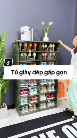 Tủ nhựa đựng giày dép gấp gọn thông minh, Hộp đựng giày trong suốt 3-9 Tầng!! #tudegiaydep #tudegiay #tugiaydepgapgon #noithatgiadung #noithatthongminh 