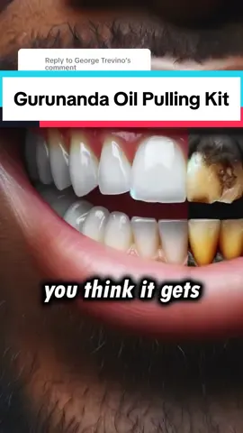 Replying to @George Trevino Oil Pulling can help whiten your teeth and increase Gum Health… 😁🌿  #T#TikTokShopf#fypo#oilpullingo#oilpullingbenefitsgururandhawa 