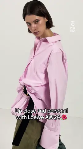 Florals for.. AW24! What did you think of Loewe’s latest show? #loewe #TikTokFashion #parisfashionweek #bts #models 