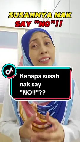 Kenapa ye kita susah nak kata TIDAK!? NO!?  Kita kadang-kadang tak mampu nak kata  TIDAK sebab kita nak senangkan orang lain, kita takut kecewakan orang lain, atau kita sendiri kurang kepercayaan diri. Apa kata kita belajar melatih diri untuk berkata TIDAK bukan sahaja kepada orang lain tapi juga kepada diri sendiri. Contohnya kita kata TIDAK dari membeli barang-barang yang tidak perlu atau berkata TIDAK  dari menghadiri event yang tidak penting.  You rasa senang ke atau susah nak kata TIDAK?  Remember less is more.  Kalau you berminat nak tahu kehidupan seorang Minimalist follow me in My Journey Towards Minimalism.  I'm SRI Woman to Woman #sayno #berkatatidak #sriwomantowoman #minimalis #lessismore #journeytowardsminimalism #sahabatminimaliskaksri  #CapCut 