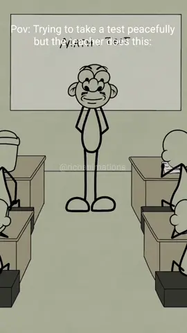Doing my exams peacefully then teacher does this!  #viral #anime #fyp #ricoanimations0 #funnyvideos #funnymemes #memes #viralvideos 