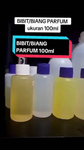 Bibit parfum berkualitas 100ml #bibitparfum #biangparfum #parfum #parfumviral #refillparfum #fyp #perfume #parfumtahanlama #wangiseharian #minyakwangi #viral #fypage #Ramadan 