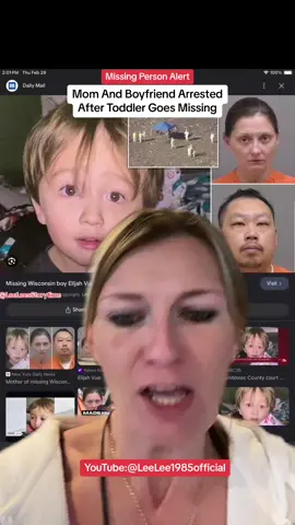 horrible mom and boyfriend arrested after toddler goes missing #truecrime #missingperson #elijahvue #truecrimetiktok #crime #crimetiktok #truecrimestory #truecrimecommunity #arrested #redflags 