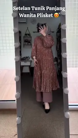 Long tunik motif terbaru lagi nihh bunn 🥰🥰 #oneset 