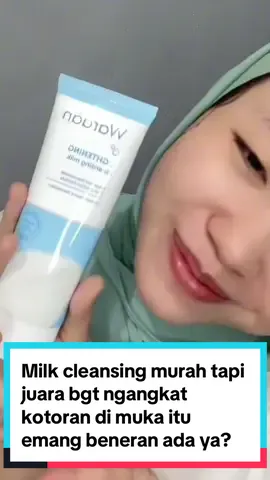 Double cleansing kan wajib bgt ya. dan aku memilihi wardah lightening cleansing milk untuk sbg double cleansing setiap hari ku 🫶🏻 #wardahbeauty 