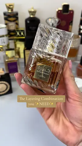 Layer your fragrances for the dreamiest combination scent 🥰 #beautybase #khamrah #omanjourney #fyp #fypシ #tiktok #perfumes #perfumetok #fragrances #fragrancetiktok #tiktok #grwm #layering #mensfashion #unisex #ladies #perfume #gift #scent #mix 