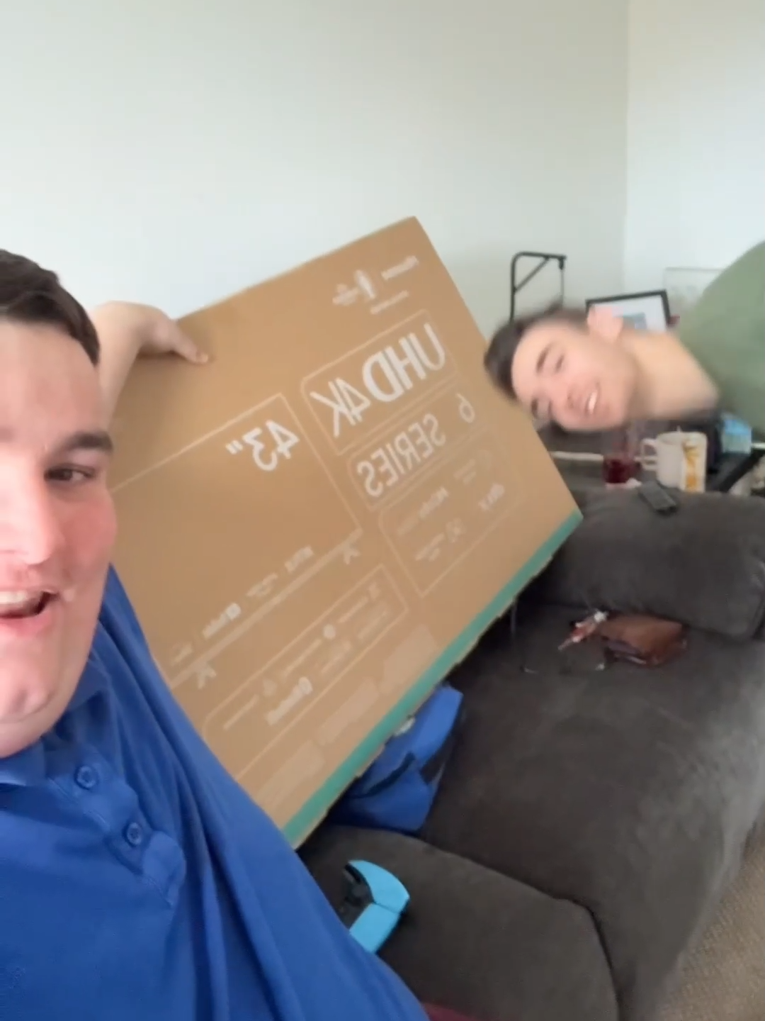 WE GOT A NEW TV!!!
