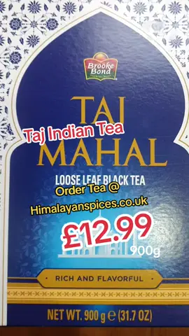#tealovers #tajmahaltea #brookbond #indiantea #blacktea #milktea #chai #Chiya #looseleaftea  order Tea @himalayanspices 