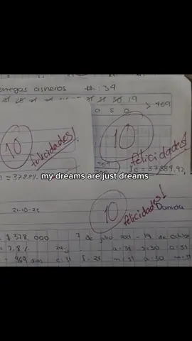 my dreams are just dreams #escola #dreams #sonho #madeleine #notas 