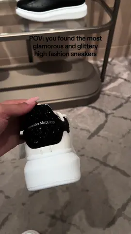 The sneaker every girl needs in their wardrobe  #fashion #style #highfashion #sneakerhead #glitter #fashioninspo #alexandermcqueen #musthave #fypシ 