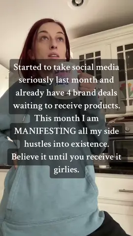 Start believing it into existence. Brand deals. Colabs. Monitizing. Health. Happiness. Wealth. Whatever you want. MANIFEST INTO EXISTENCE #manifest #succes #believe 