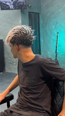 Low fade com luzes 🥶❄️