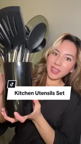 Such a great deal for good quality utensils! #kitchen #kitchenutensils #utensils #kitchenmusthaves #tiktokshop #fyp #sephoramusthaves 