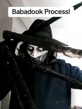 Babdook Process #sfx #fyp #babadookcosplay #babadook #horrortok #sfxtutorial #sfxmakeup 