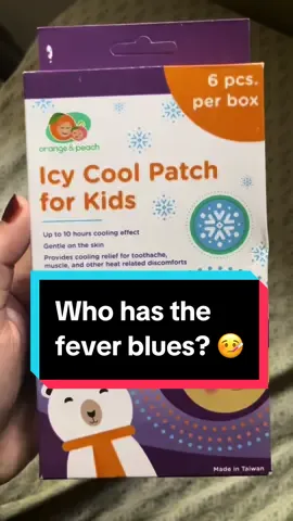 Fever blues? Get these cooling patches for your baby 👶 #fyp #tiktokph #viral #mommytok #MomsofTikTok #orangeandpeachph 
