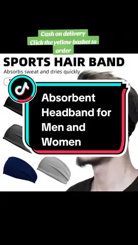1 pcs Absorbent Sport Sweat Headband for Men and Women #foreveryone #trending #tiktokaffiliatemarketing #foryoupage #sportsheadband 