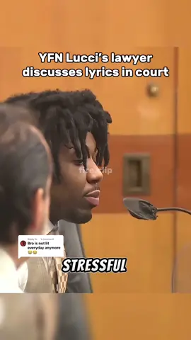 Replying to @‍ lucci lawyer explains his lyrics to the court. #yfnluccicase #yfnlucci 