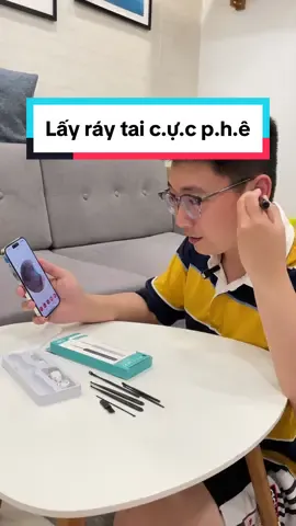 Lấy ráy tai c.ự.c p.h.ê với cây lấy rái tay camera nội soi trực quan NE3 #layraytaicocamera #xuhuong #bmz 