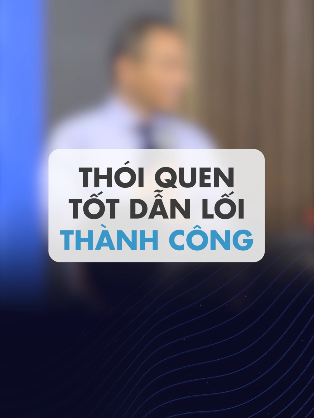 Thói quen tốt dẫn lối thành công #thaysonesuhai #lelongson #esuhai #careercoach #layngannuoidai #xuhuong #life #lifehacks #Lifestyle #lifetips