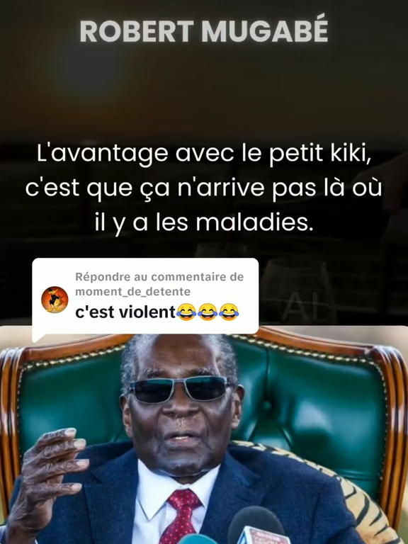 Les citations drôles de Robert Mugabé 
