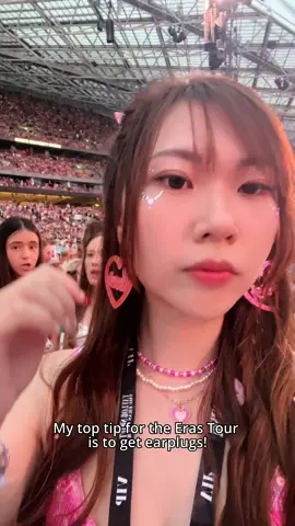 Loop earplugs is a must! Cos you just want to hear @Taylor Swift 🎧 #CapCut #loopearplugs #theerastour #taylorswift #erastour 