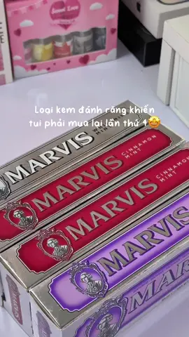 Dùng tới lọ thứ 4 là hỉu rùii✨ #unbox #unboxing #kemdanhrang #kemdangrangmarvis #marvis #trangrang #kemdanhtrangrang #foryou #fyp #viral #xuhuong #xh 