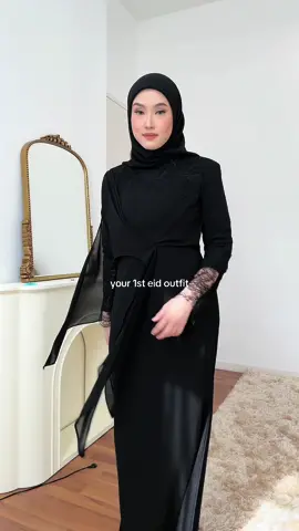 lawa tak baju raya pertama macamni. auto nampak kurus 🙊 #eidoutfits #bajuraya2024 #qiszar 