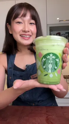 How to make the Viral Starbucks Matcha Latte at home [Full Recipe] 3 1/2 tsp Matcha 3 tbsp Warm Water 3/4 cup Any type of Milk 1/4 cup (4 tbsp) Cream 2 tbsp Torani White Choco Sauce You can find the products in the yellow basket, or in my B10.  Notes: I used low-fat milk because that's what we have at home. Feel free to use any milk you want, and feel free to adjust the recipe!  #matchalatte #starbucksdrinks #starbucksmatcha #starbucksreco #matchatok #tiktokshopph #matchapowder #thechinitafoodie