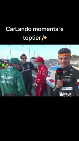 caption for this😂 #carlandomoment #landonorris #carlando4life #carlandoforever #f1driver  #carlossainz55 #carlando 