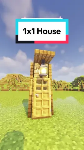 Minecraft 1x1 House 🏠 #Minecraft #minecrafttutorial #minecraftbuilds #tiktokgaming #fyp #minecraftdesigns #minecraftviral #minecraftviralshorts #minecraftmemes #minecraftbuilding 
