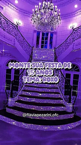 Monte sua festa de aniversário de 15 anos tema: Roxo  #festade15anos #festa #monte #arrume #fyp #viral #foryou 