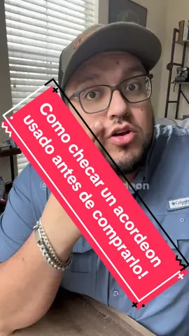 Asi checaría un acordeón usado antes de comprarlo! #fyp #parati #acordeon #acordeonista 