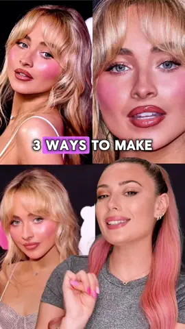 3 ways to make your blush POP🥰 #makeup #beauty #blush #blushhack 