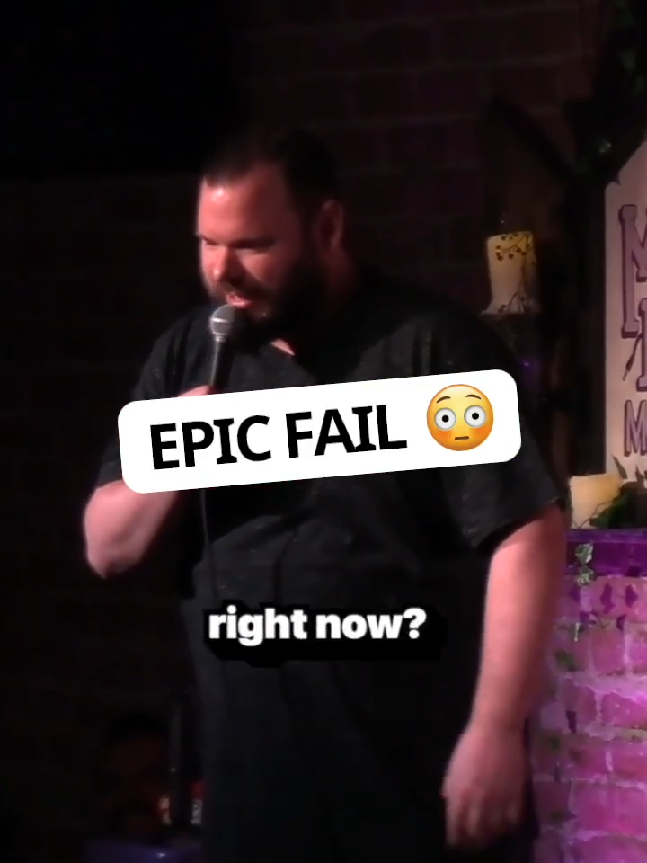 He was SO confident #standupcomedy #comedian #funny #crowdwork #standup #comedyvideo #jokes #epicfail