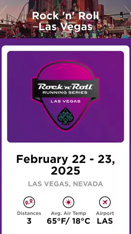 Rock ‘n’ Roll Running Series  Las vegas 2024  #titokviral #fyi #viral #runners #vegas #vegastiktok #fypシ #lasvegas #runnerslife #Running 