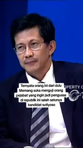 Rokcy Gerung menguji Sutiyoso #indonesiamaju #pemilu2024 #suararakyat 