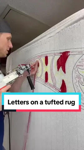 How to do letters on tufted rug! Top 3 tips dor adding letters tk a tufted rug. I do all of these steps even iff thr letter are super small! It hard to master but these tils should help you out! #rugmaking #tufting #customrugs #justruginit